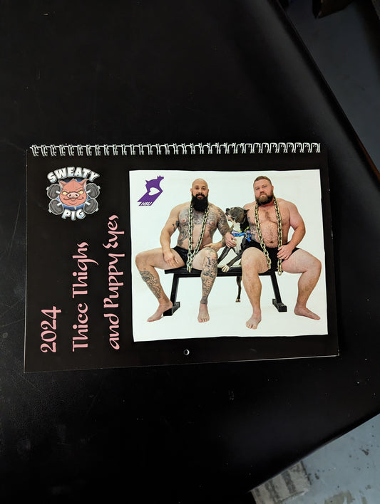 Thicc Thighs and Puppy Eyes 2024 Calendars!!